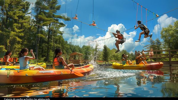 Colonie de vacances : les activités pour les adolescents